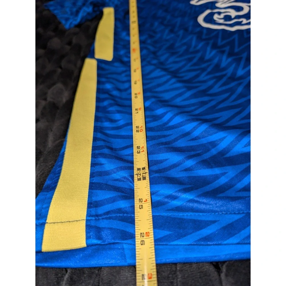 Nike Chelsea FC 2021-22 Blue Home Checkered Soccer Jersey Size Medium